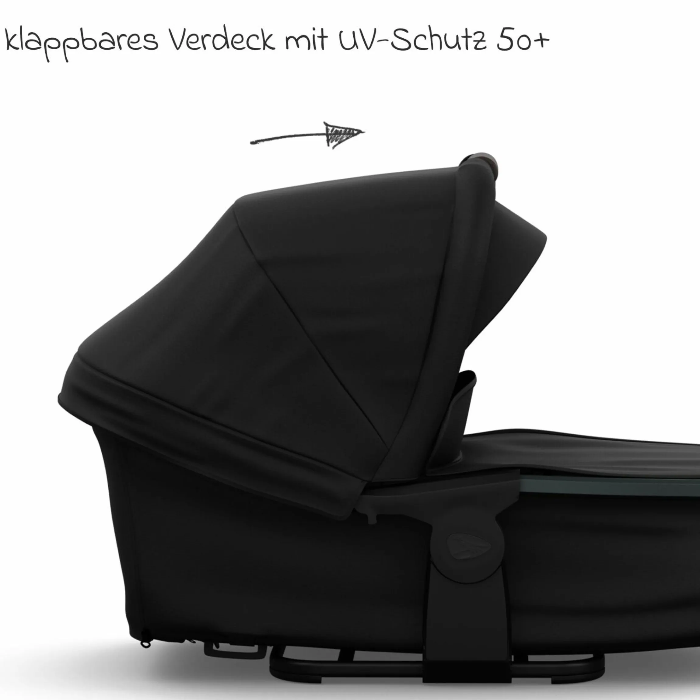 Kombi-Einheit (Wanne & Sitz) für Mono 3/4 & Pro - Schwarz - Kollektion 2025