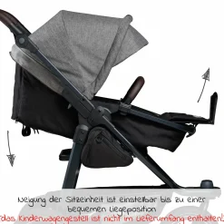 Kombi-Einheit (Wanne & Sitz) für Mono 2 - Premium Grau