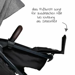 Kombi-Einheit (Wanne & Sitz) für Mono 2 - Premium Grau
