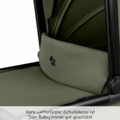 Kombi-Kinderwagen S Three bis 22 kg mit Babywanne, Sportsitz, Teleskopschieber & Adapter - Pure - Wheat