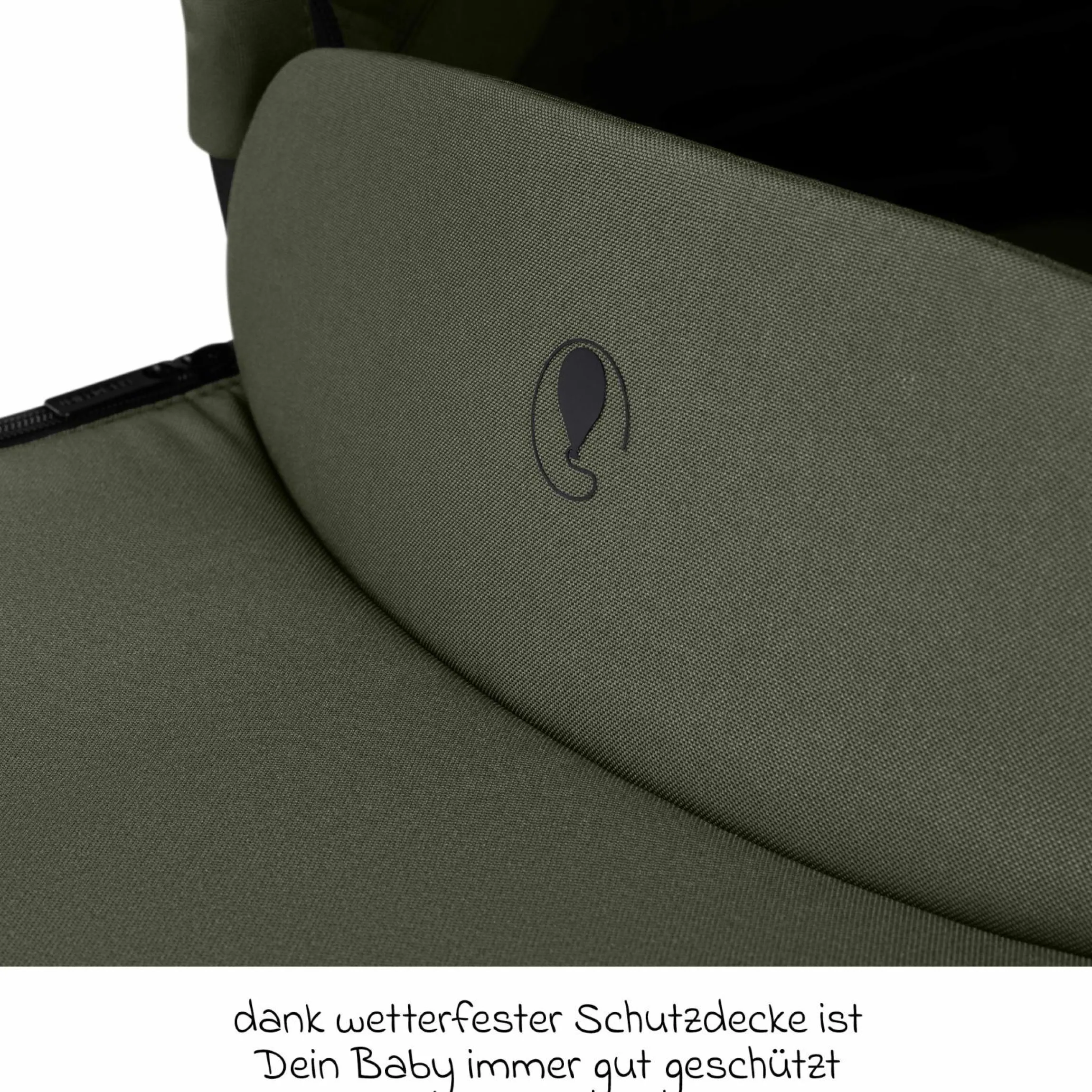 Kombi-Kinderwagen Salsa 5 Air inkl. Babywanne & Sportsitz - Pure - Avocado - Kollektion 2025