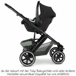 Kombi-Kinderwagen Salsa 5 Air inkl. Babywanne & Sportsitz - Pine - Kollektion 2025
