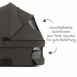 Kombi-Kinderwagen Salsa 5 Air inkl. Babywanne & Sportsitz mit XXL-Zubehörpaket - Almond - Kollektion 2025
