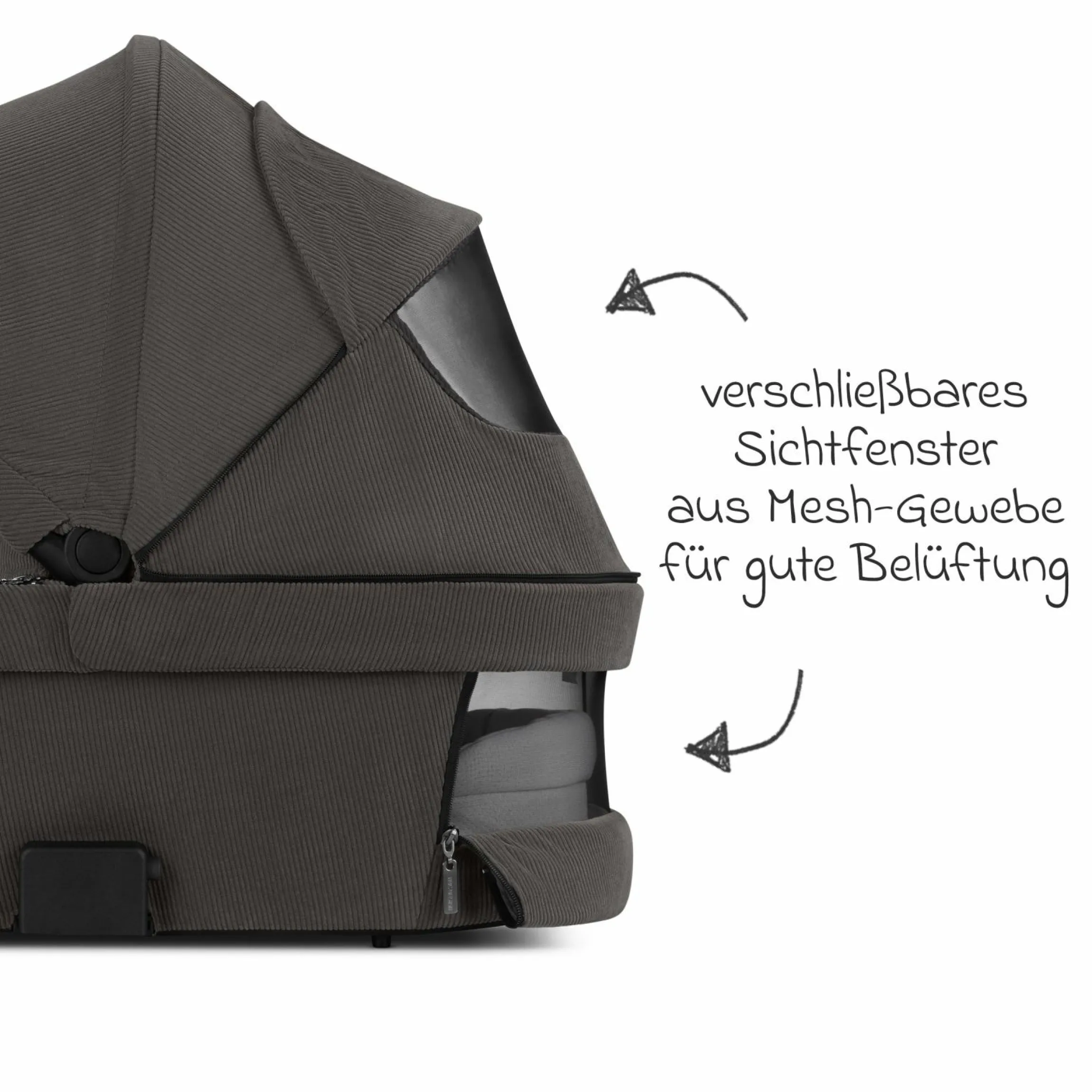 Kombi-Kinderwagen Salsa 5 Air inkl. Babywanne & Sportsitz mit XXL-Zubehörpaket - Almond - Kollektion 2025