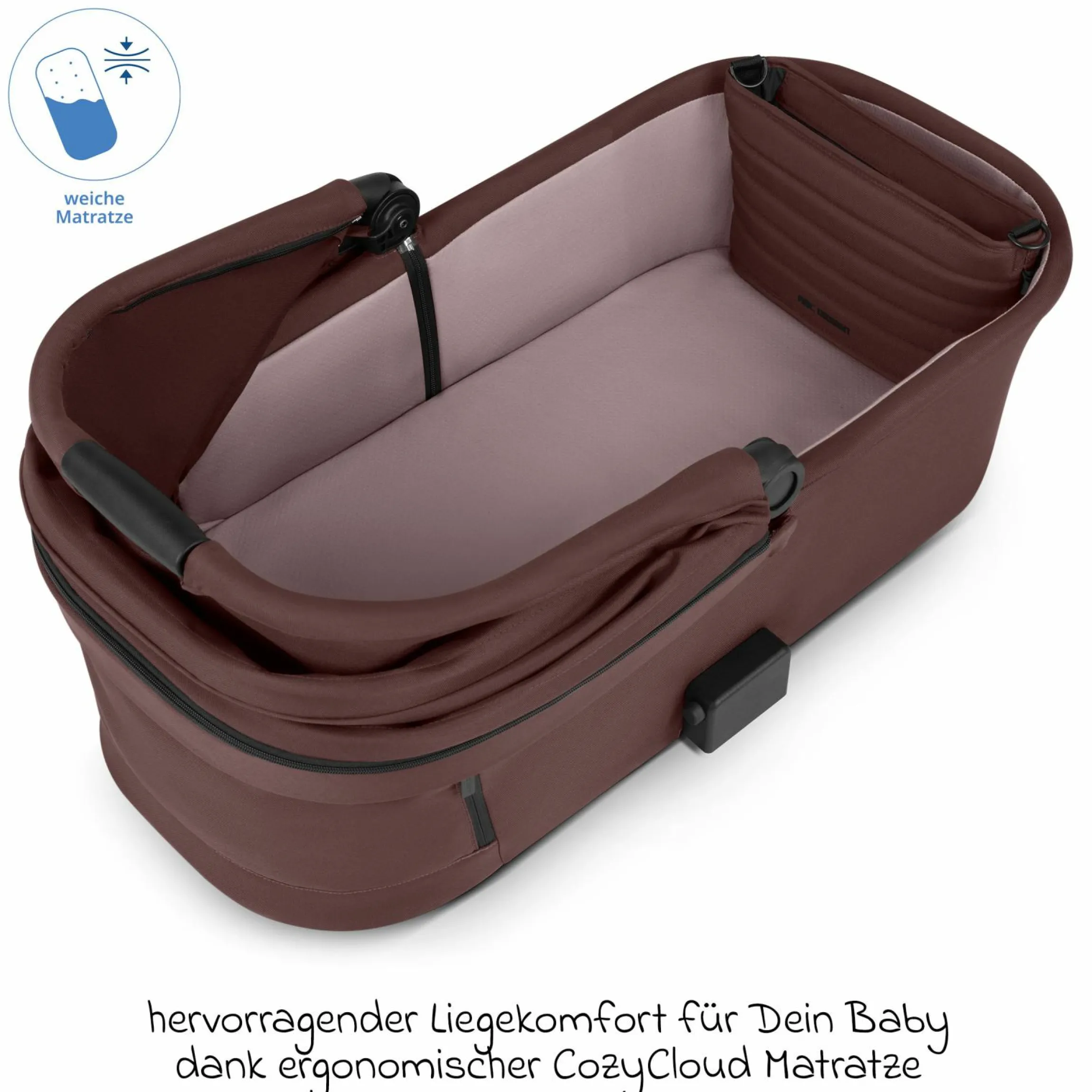 Kombi-Kinderwagen Salsa 5 Air Set inkl. Babywanne, Sportsitz, Wickeltasche Urban, Winterfußsack und zweite Kisseneinlage - Umbra - Kollektion 2025