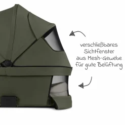 Kombi-Kinderwagen Salsa 5 Air inkl. Babywanne & Sportsitz mit XXL-Zubehörpaket - Pure - Avocado - Kollektion 2025