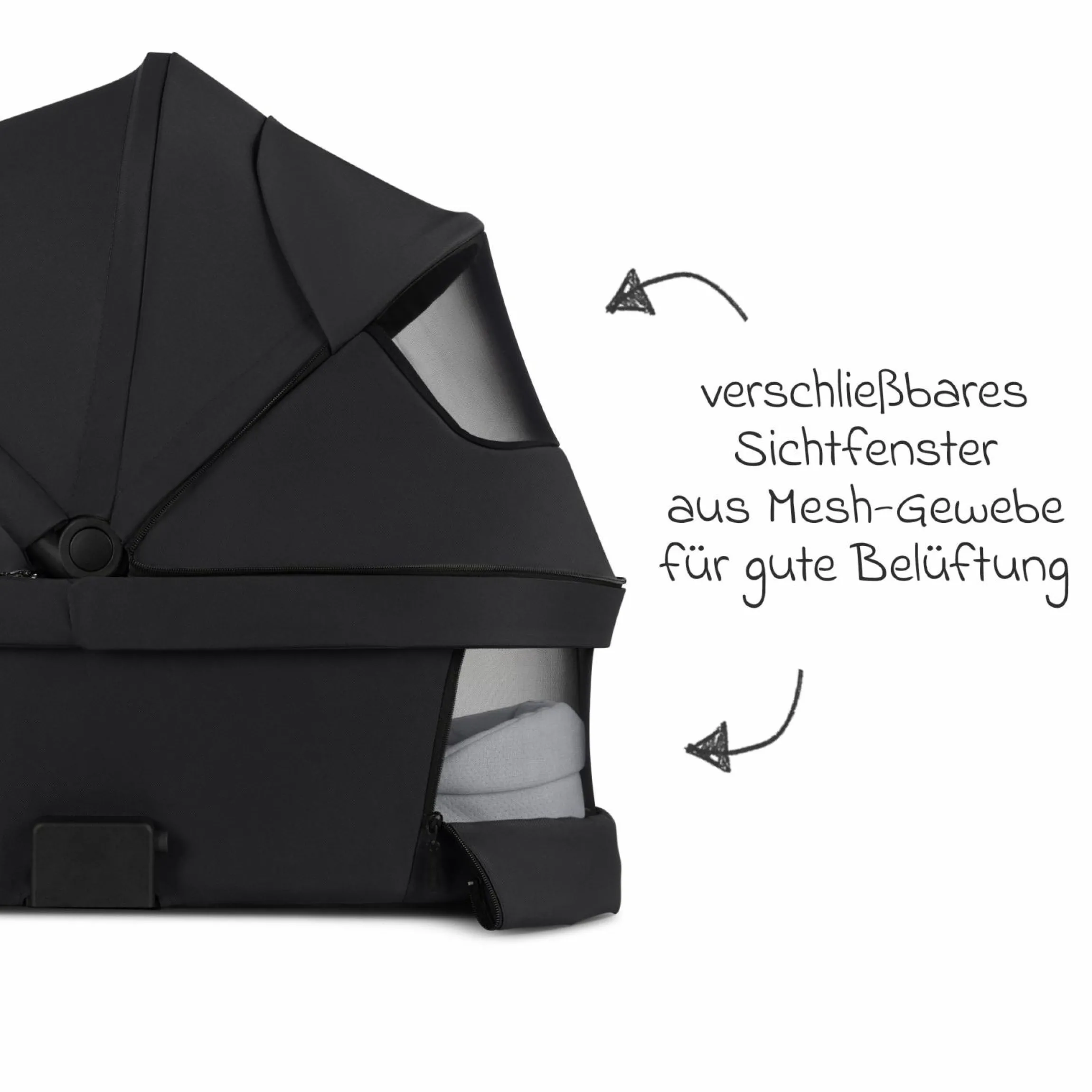 Kombi-Kinderwagen Salsa 5 Air inkl. Babywanne & Sportsitz mit XXL-Zubehörpaket - Pure - Coal - Kollektion 2025