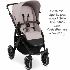 Kombi-Kinderwagen Salsa 4 Air - inkl. Babywanne & Sportsitz - Pure Edition - Berry - Kollektion 2024