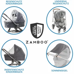 Kombi-Kinderwagen Salsa 5 Air inkl. Babywanne & Sportsitz mit XXL-Zubehörpaket - Pine - Kollektion 2025