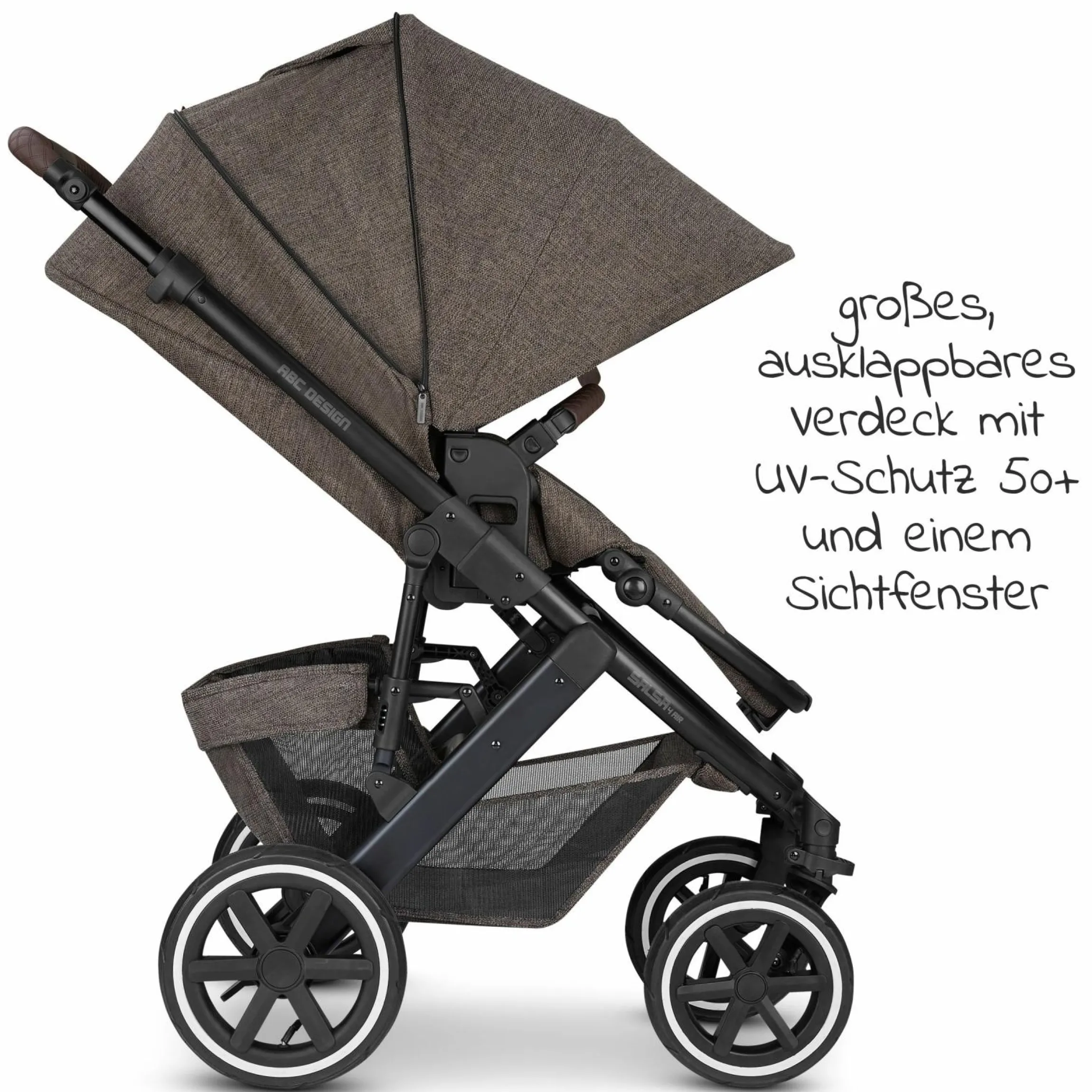 Kombi-Kinderwagen Salsa 4 Air - Sportsitz (ohne Babywanne) - Fashion Edition - Braid
