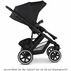 Kombi-Kinderwagen Salsa 5 Air inkl. Babywanne & Sportsitz - Pure - Coal - Kollektion 2025
