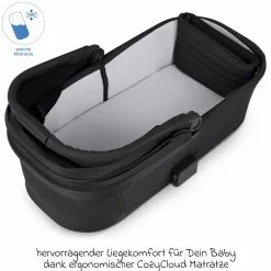 Kombi-Kinderwagen Salsa 5 Air inkl. Babywanne & Sportsitz - Pure - Coal - Kollektion 2025