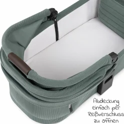 Kombi-Kinderwagen Salsa 4 Air - inkl. Babywanne & Sportsitz mit XXL Zubehörpaket - Aloe - Kollektion 2024