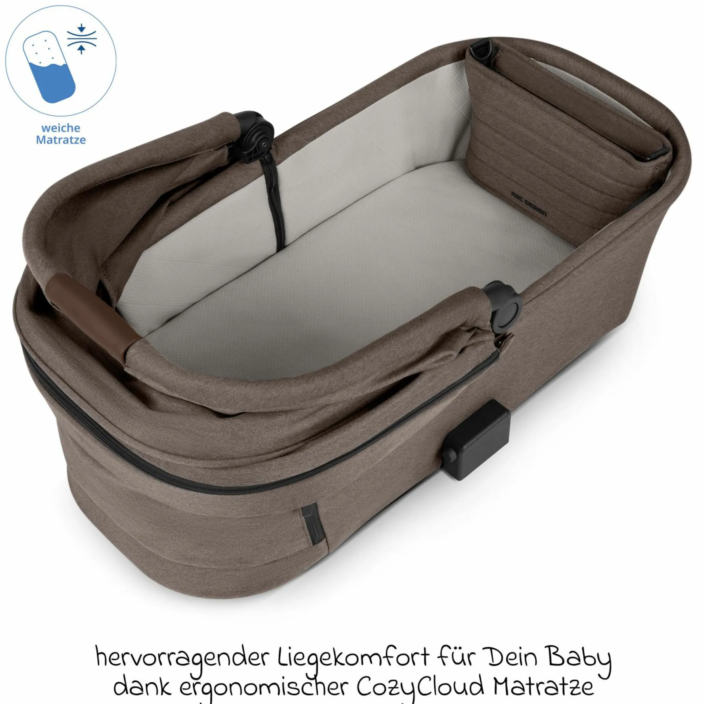 Kombi-Kinderwagen Salsa 5 Air inkl. Babywanne & Sportsitz - Pure - Nature - Kollektion 2025
