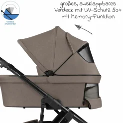 Kombi-Kinderwagen Salsa 5 Air inkl. Babywanne & Sportsitz - Pure - Nature - Kollektion 2025
