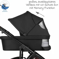 Kombi-Kinderwagen Salsa 5 Run - inkl. Babywanne, Sportsitz, Sportzulassung, Luftbereifung, Sitzeinlage & Handbremse inkl. XXL-Zubehörpaket - Umbra - Kollektion 2025