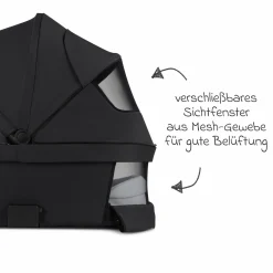 Kombi-Kinderwagen Samba 2 inkl. Babywanne & Sportsitz mit XXL-Zubehörpaket - Pure - Coal - Kollektion 2025