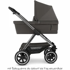 Kombi-Kinderwagen Samba 2 inkl. Babywanne & Sportsitz mit XXL-Zubehörpaket - Almond - Kollektion 2025