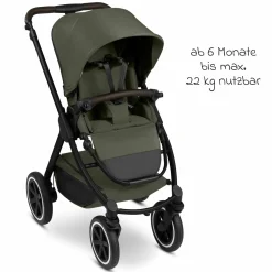 Kombi-Kinderwagen Samba 2 inkl. Babywanne & Sportsitz mit XXL-Zubehörpaket - Pure - Avocado - Kollektion 2025