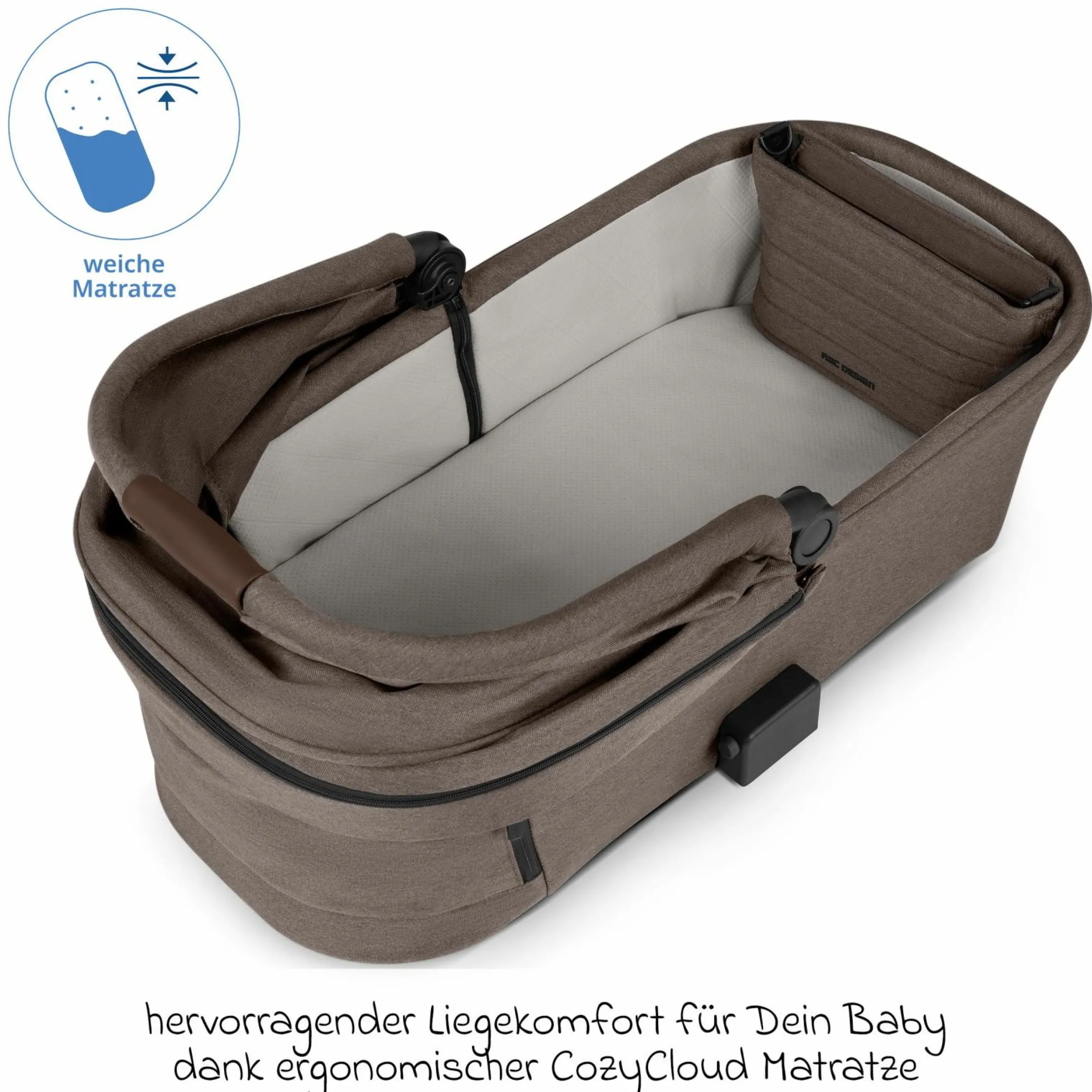 Kombi-Kinderwagen Samba 2 inkl. Babywanne & Sportsitz mit XXL-Zubehörpaket - Pure - Nature - Kollektion 2025