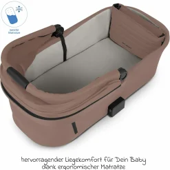 Kombi-Kinderwagen Samba 2 inkl. Babywanne & Sportsitz mit XXL-Zubehörpaket - Dark Beige