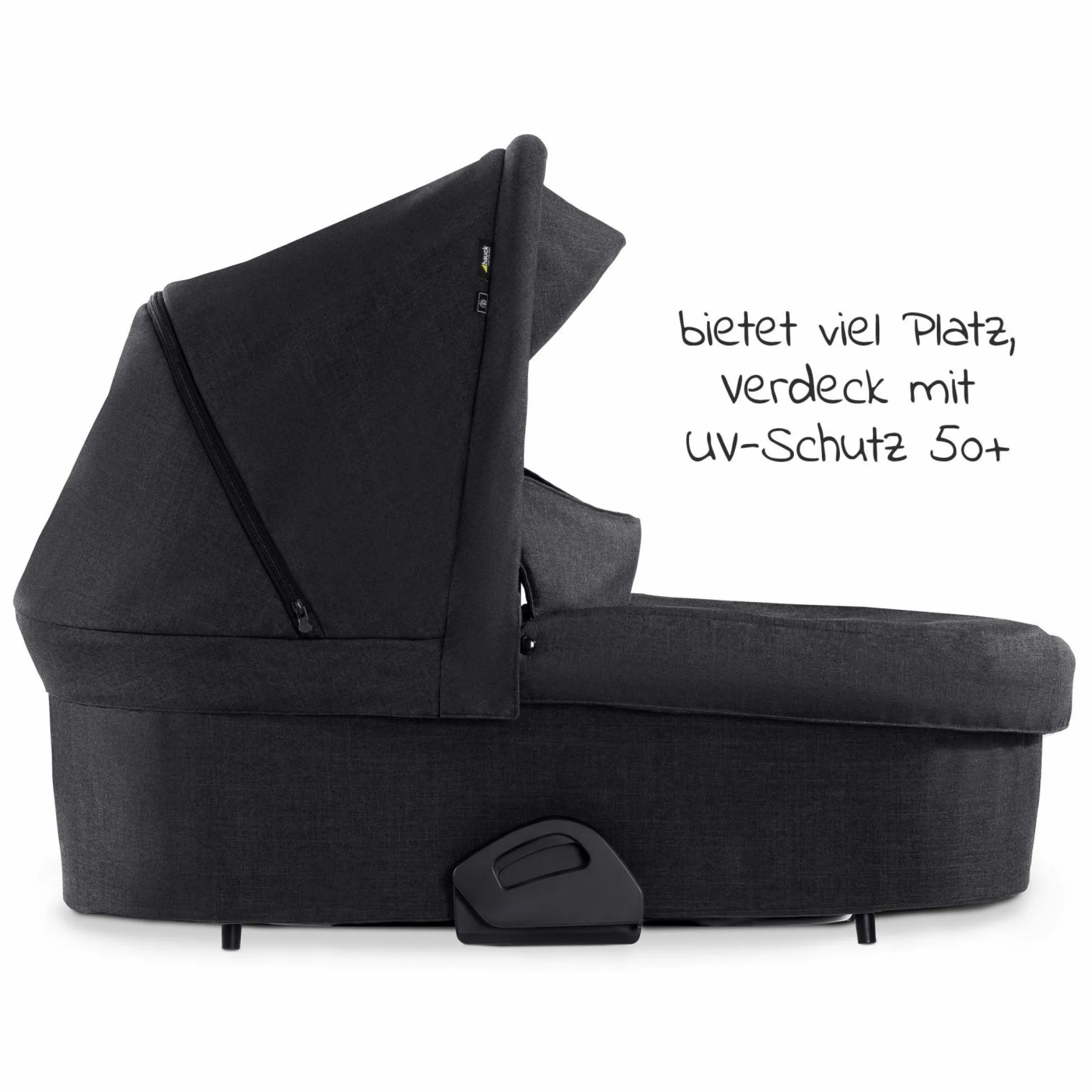 Kombi-Kinderwagen Saturn R Duoset inkl. Babywanne und Sportsitz (bis 25 kg belastbar) - Melange Black