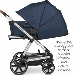 Kombi-Kinderwagen Timbo 4 - inkl. Babywanne & Sportsitz - Ocean