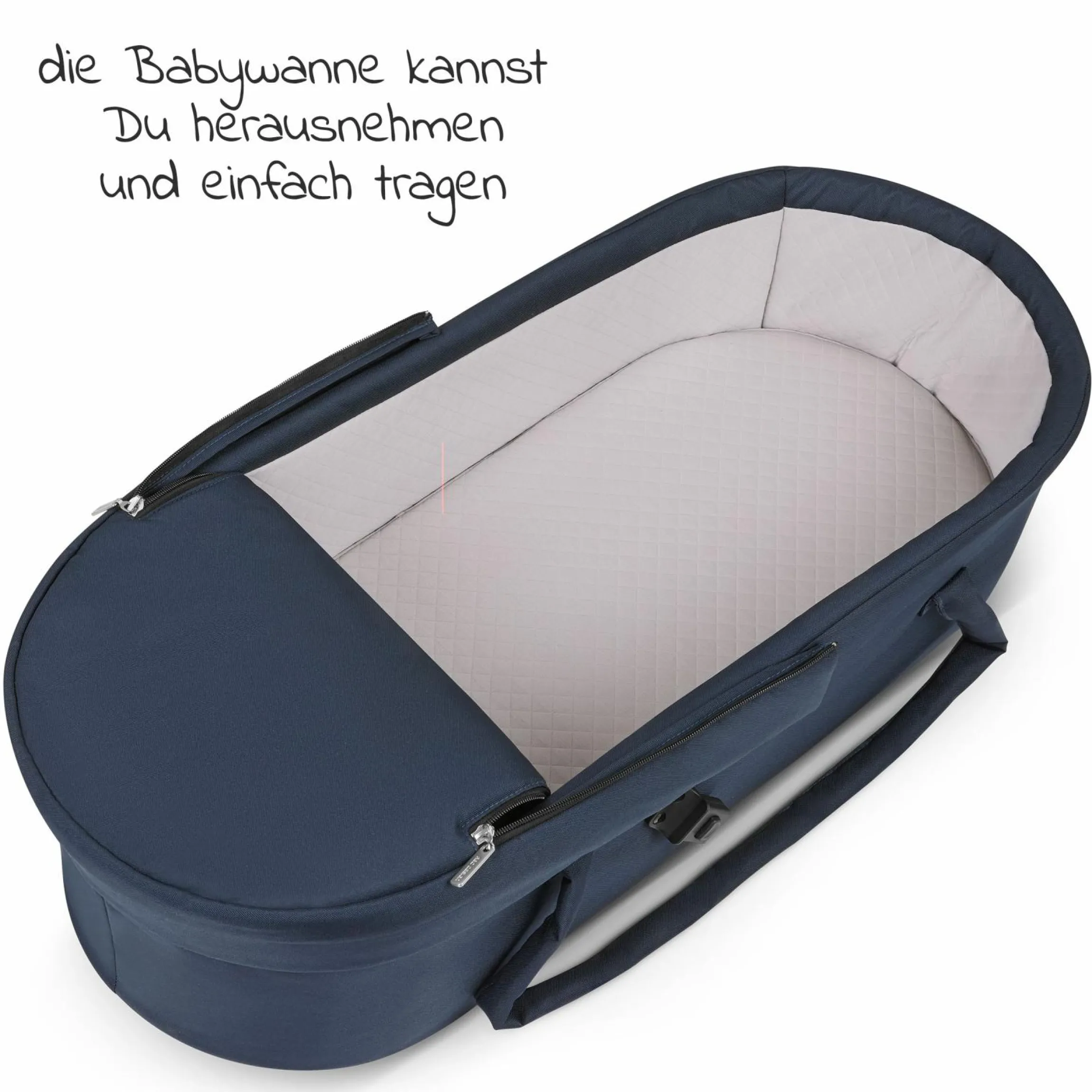 Kombi-Kinderwagen Timbo 4 - inkl. Babywanne & Sportsitz - Ocean