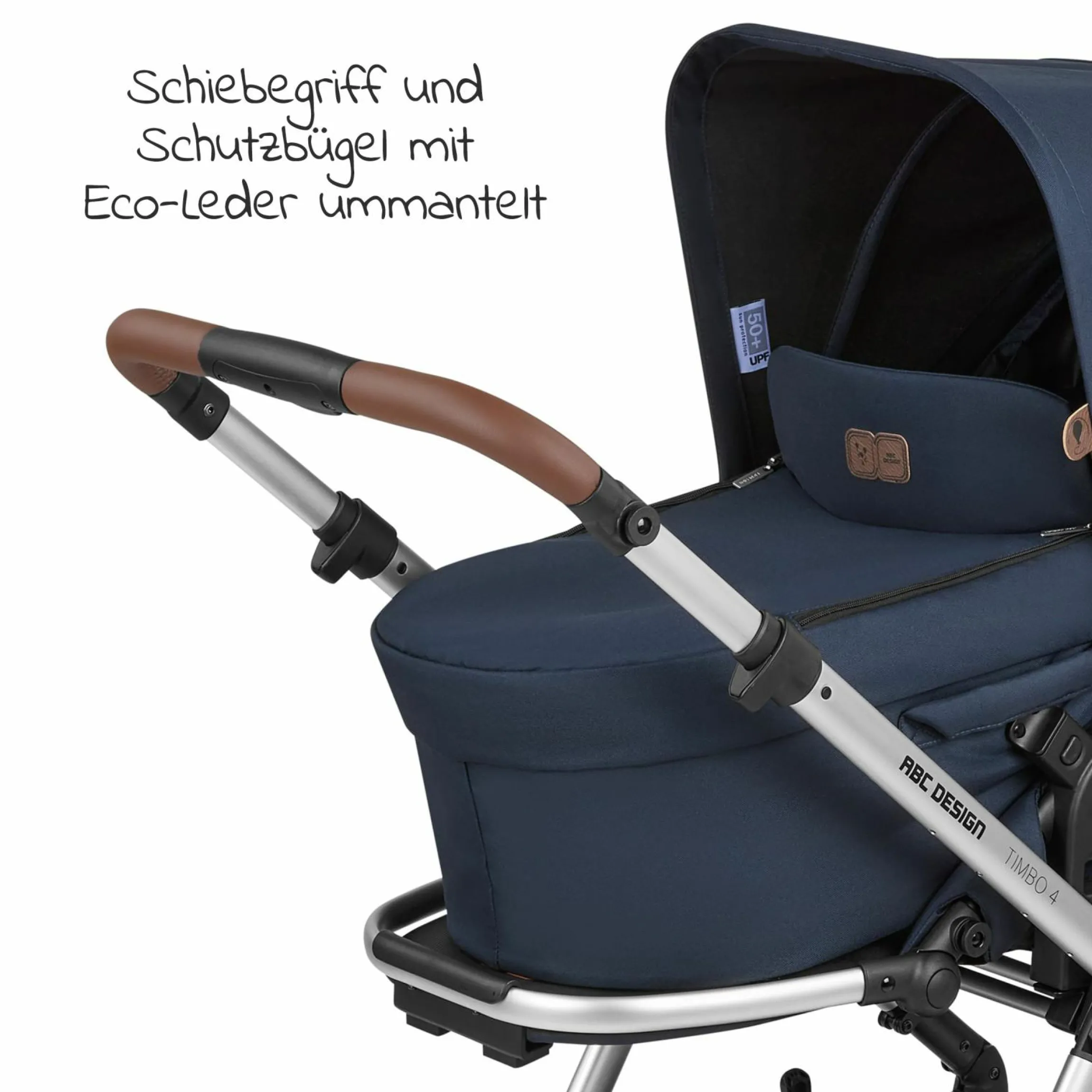 Kombi-Kinderwagen Timbo 4 - inkl. Babywanne & Sportsitz - Ocean