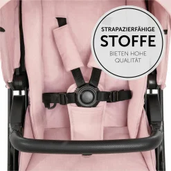 Kombi-Kinderwagen Vision X Duoset Silver (Sportwagen & Babywanne) - Melange Rose