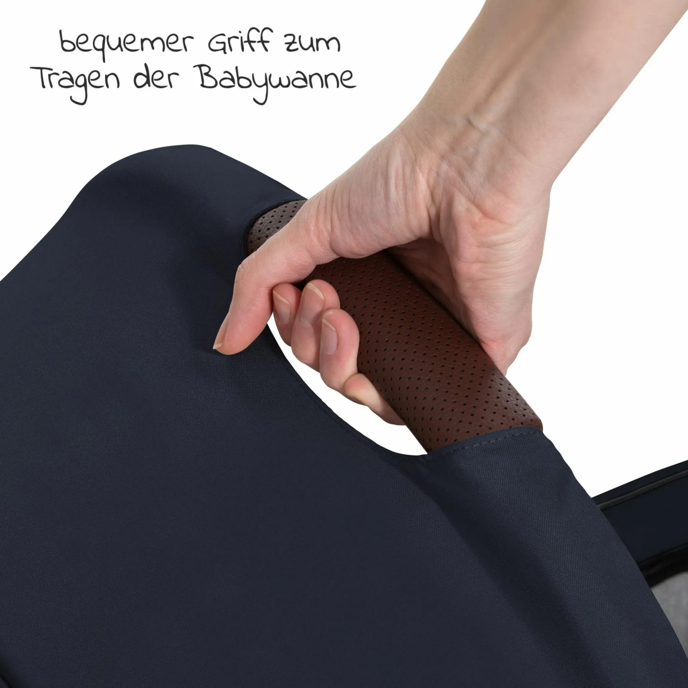 Kombi-Kinderwagen Walk N Care Set inkl. Babywanne, Sportsitz, Beindecke und XXL Zubehörpaket - Dark Navy Blue