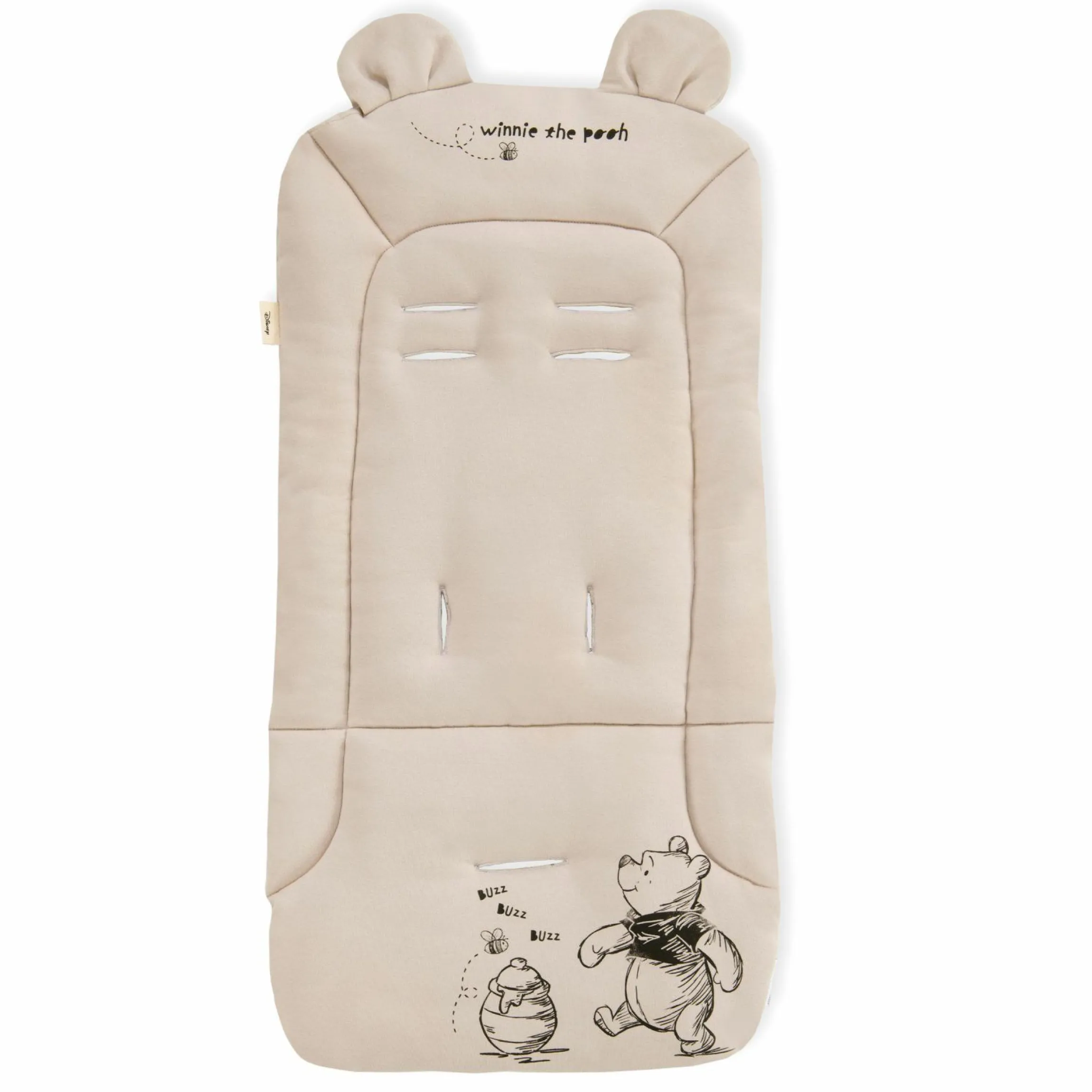 Komfort Sitzauflage für Buggy und Kinderwagen - Disney - Winnie the Pooh Beige