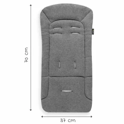 Komfort Sitzauflage für Buggy und Kinderwagen - Charcoal