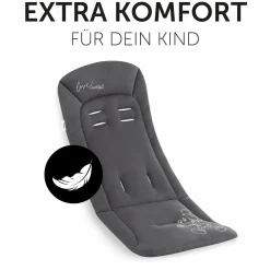 Komfort Sitzauflage für Buggy und Kinderwagen - Disney - Mickey Mouse Black