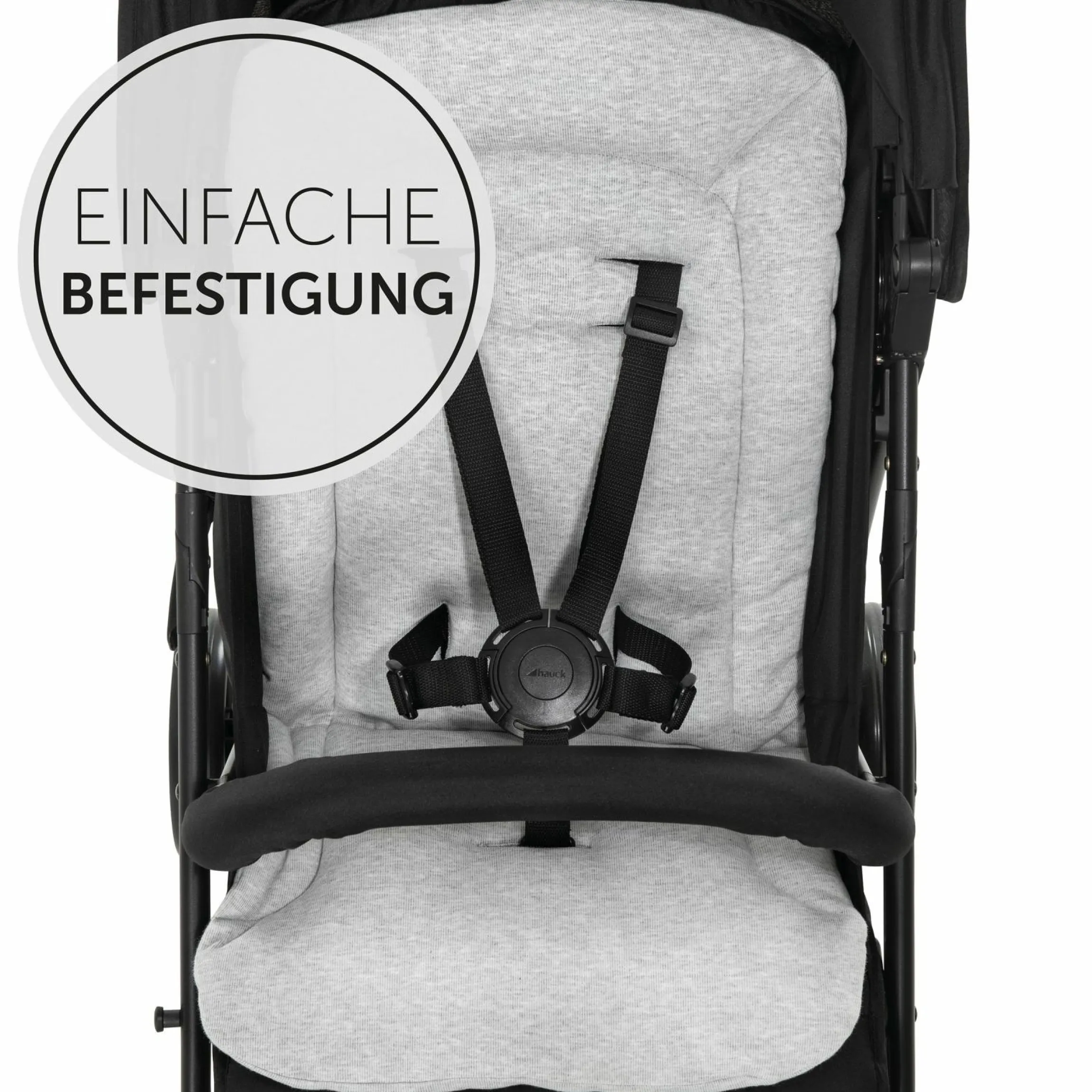 Komfort Sitzauflage für Buggy und Kinderwagen - Light Grey