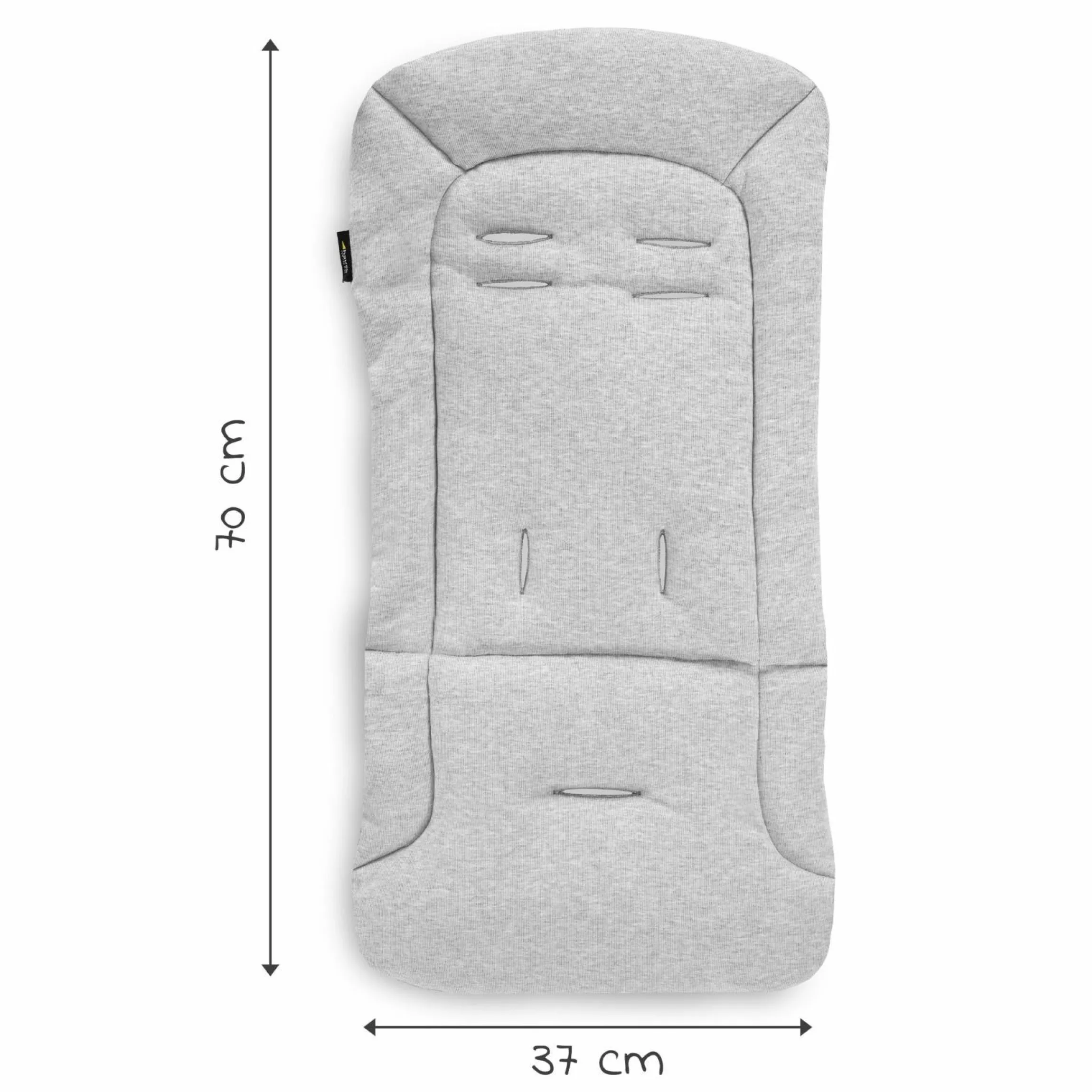 Komfort Sitzauflage für Buggy und Kinderwagen - Light Grey