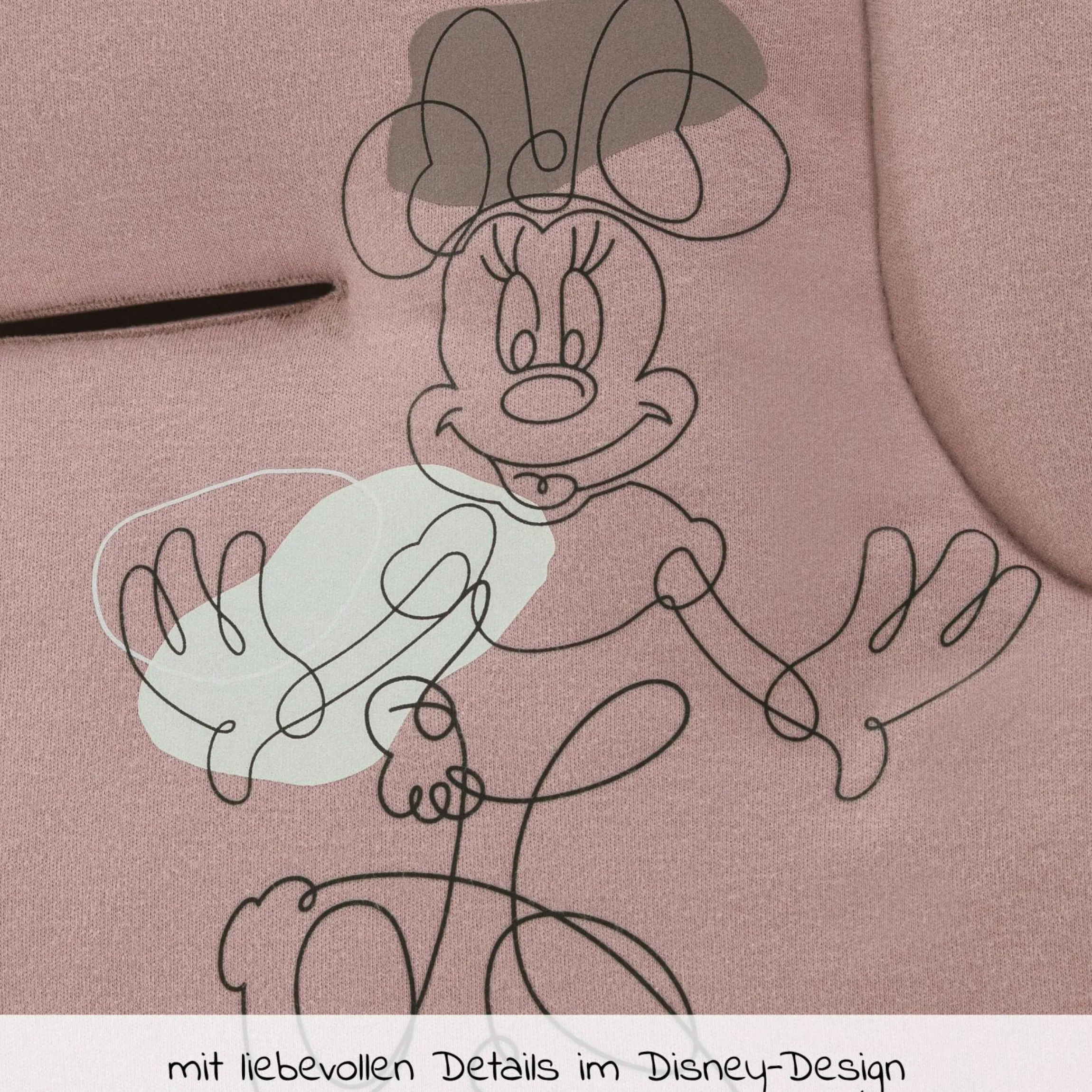 Komfort Sitzauflage für Buggy und Kinderwagen - Disney - Minnie Mouse Rose