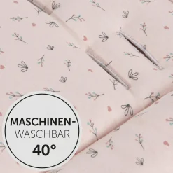 Komfort Sitzauflage für Buggy und Kinderwagen - Flowers Rose