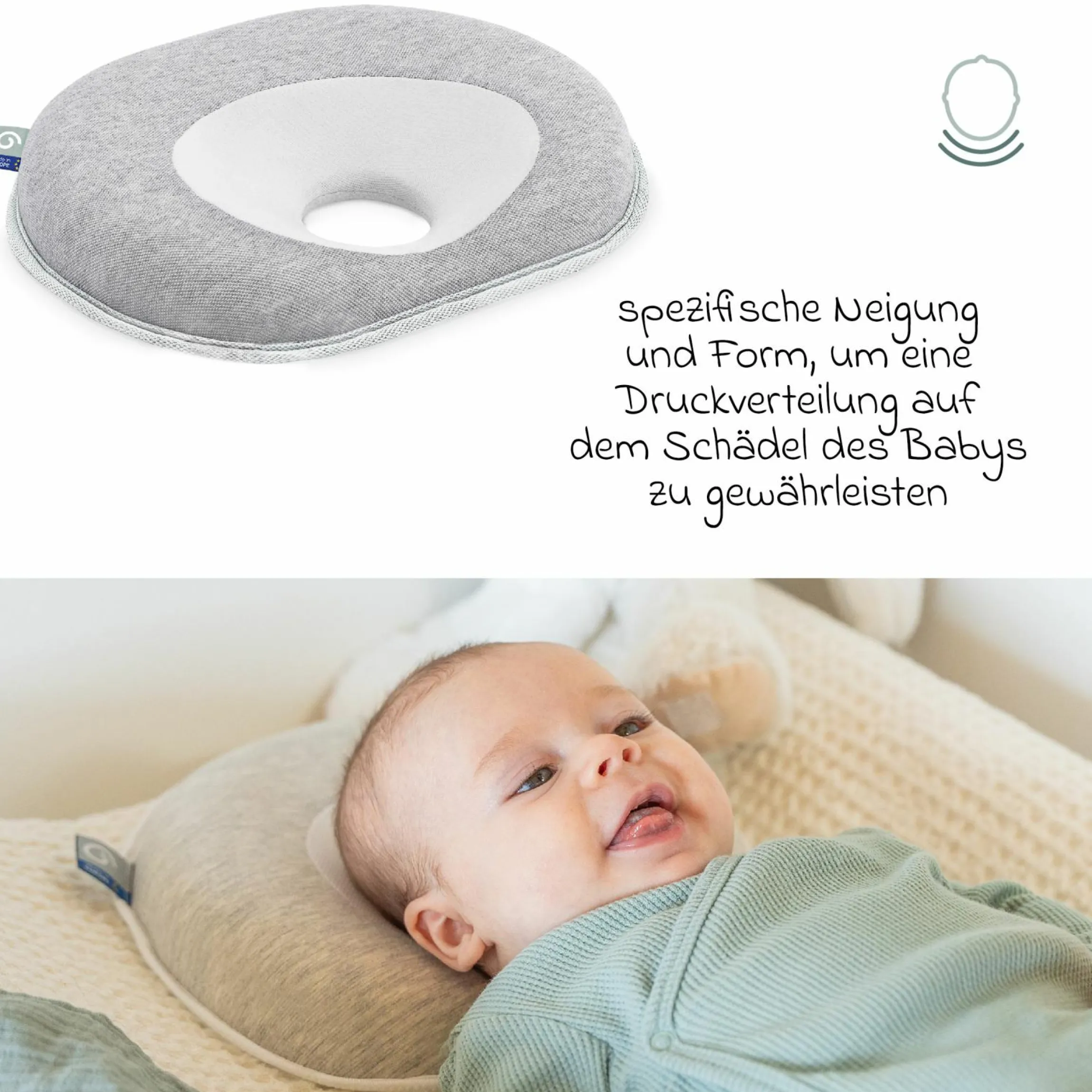 Kopfstütze Cosyhead Fresh - Smokey