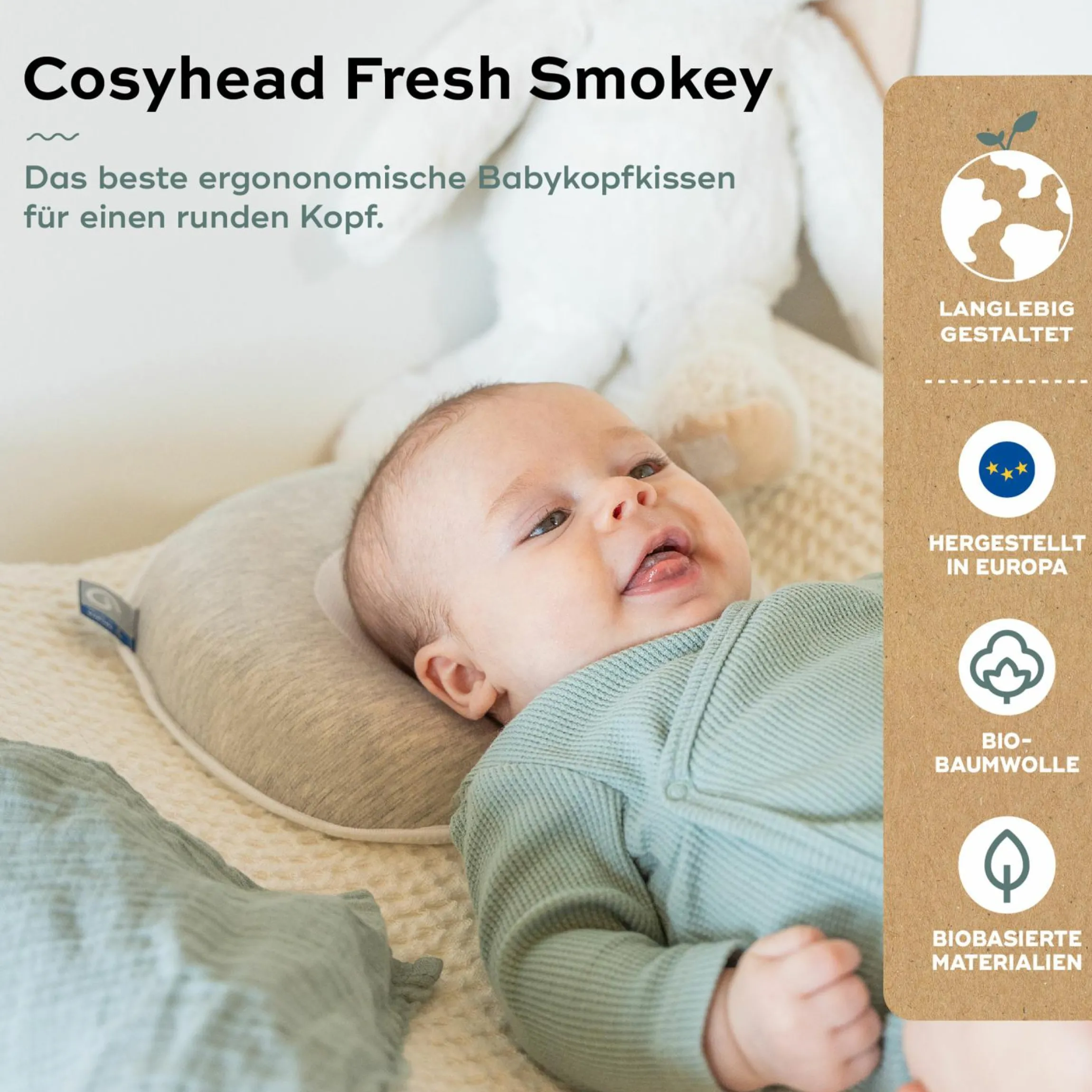 Kopfstütze Cosyhead Fresh - Smokey