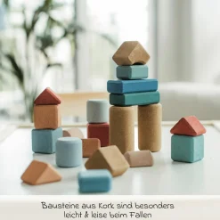 Kork-Bausteine Small Architects - 20 Stück