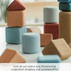 Kork-Bausteine Small Architects - 20 Stück