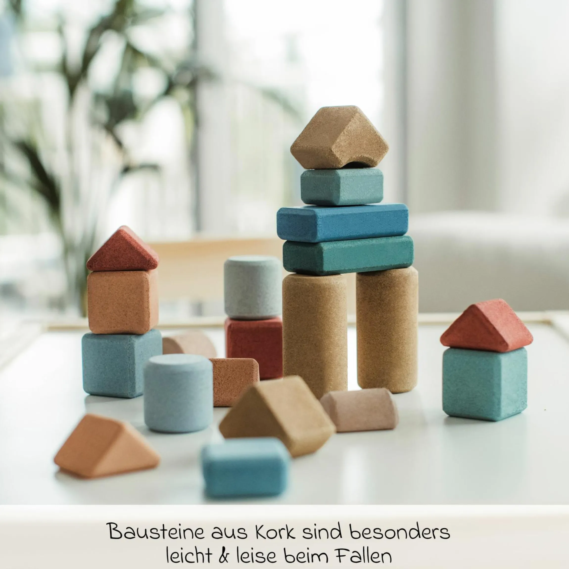 Kork-Bausteine Tall Architects - 40 Stück