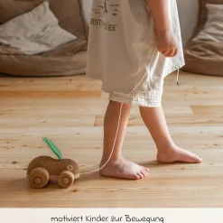 Kork-Nachziehtier Hopping Bunny