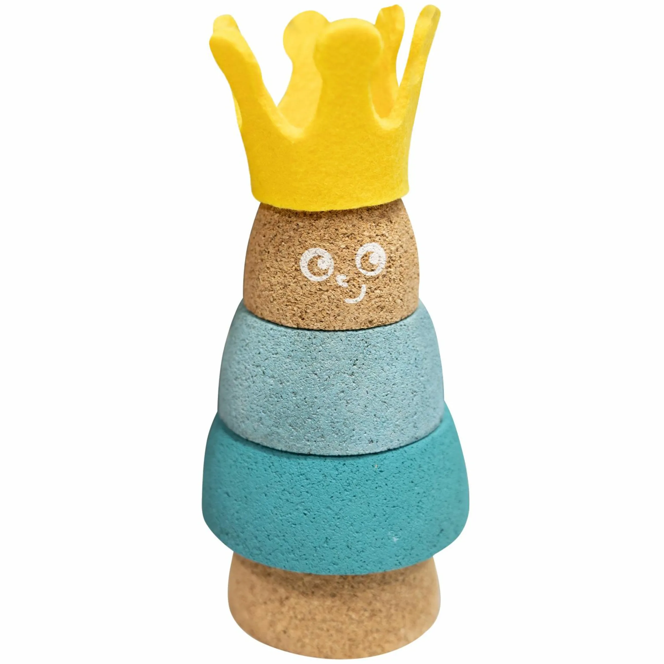 Kork-Stapelspielzeug King - 5 Teile