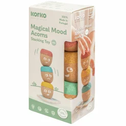 Kork-Stapelspielzeug Magical Mood Acorns - 4 Teile