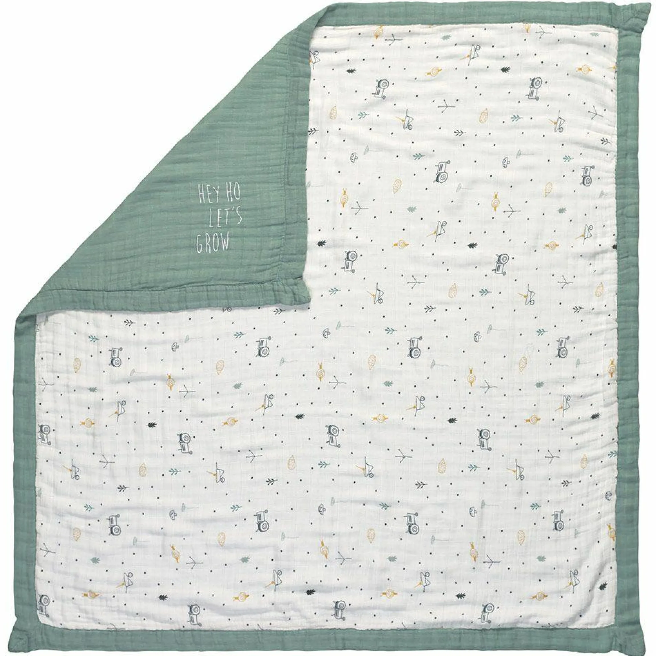 Krabbel- & Kuscheldecke Heavenly Soft - Bambus 100 x 100 cm - Garden Explorer