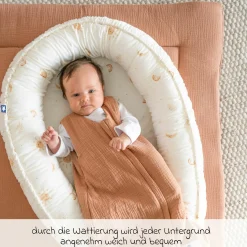 Krabbeldecke Musselin 95 x135 cm - Dune
