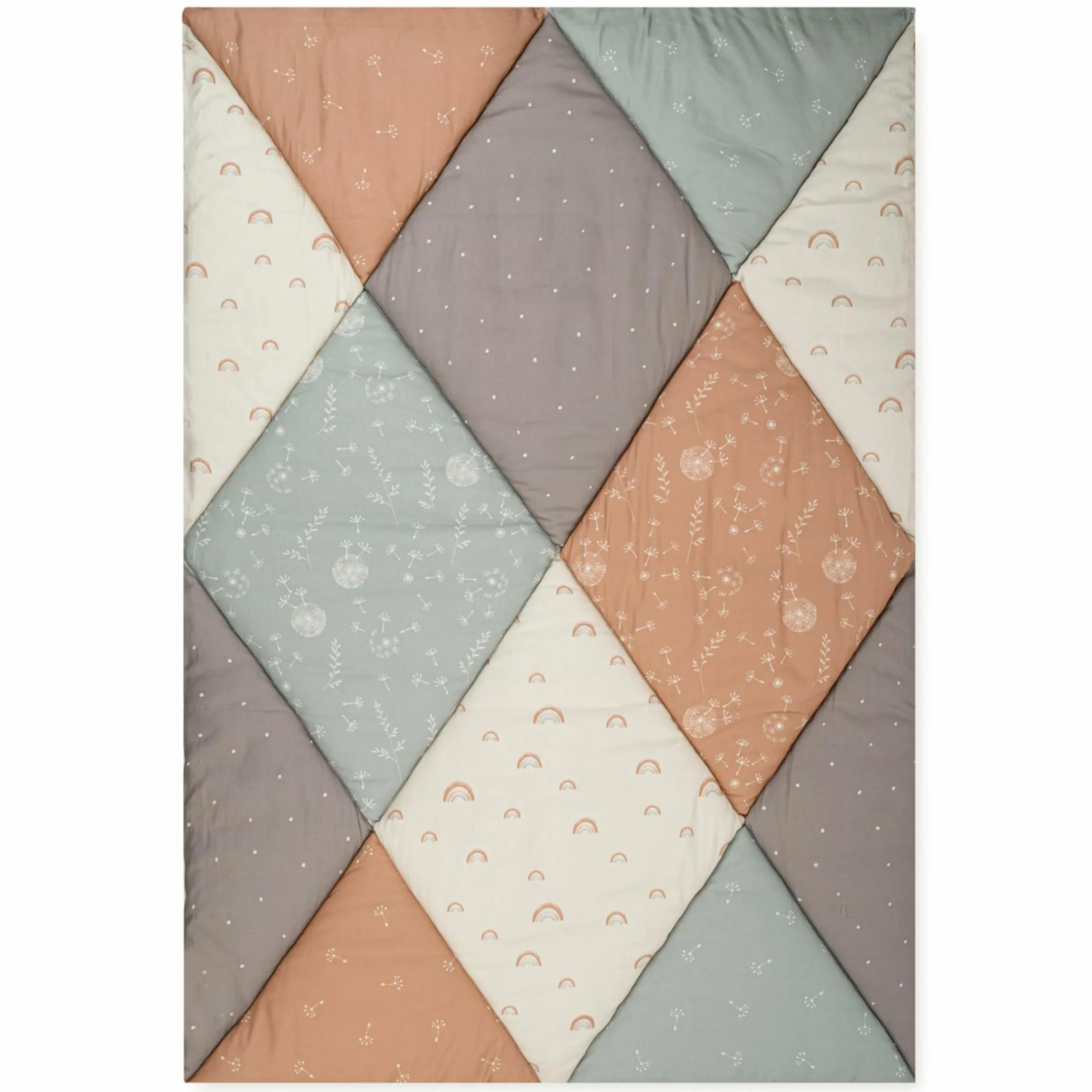 Krabbeldecke Organic 96 x 135 cm - Patchwork