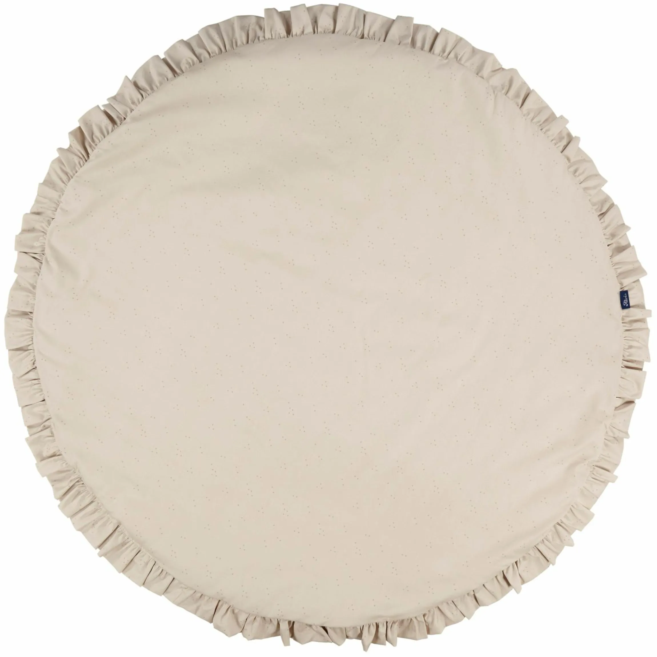 Krabbeldecke Rund - Organic Cotton 100 cm - Volant